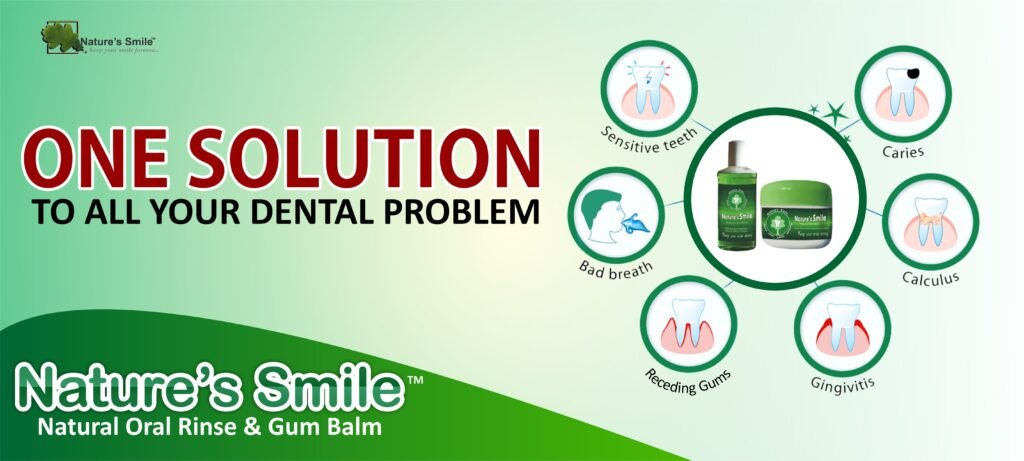 Nature’s Smile Helps Disinfect Gums