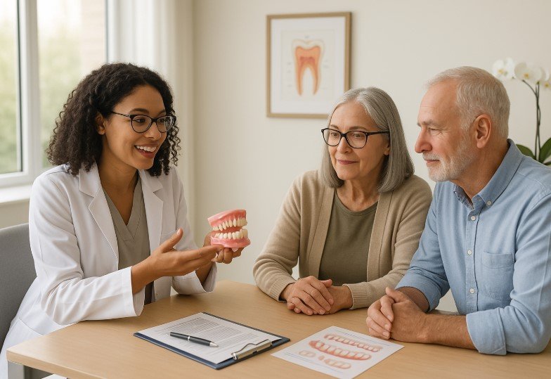 Initial Consultation and Assessment for Denture Fitting