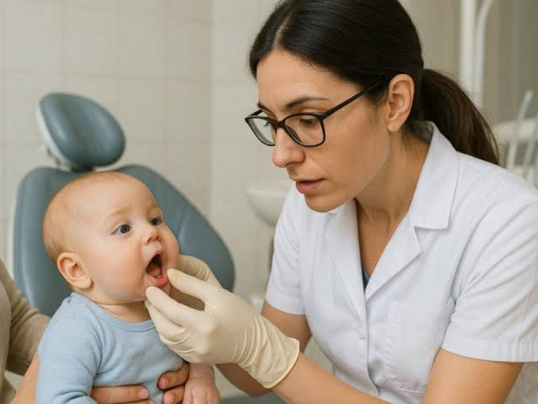 oral tie release checkup